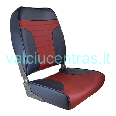 Sulenkiama sėdynė RUNOS su paminkštinimais DELUXE mėlynos/raudonos sp.